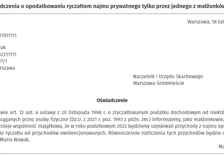Jak opłacić ryczałt od najmu prywatnego w 2026? Uniknij błędów!