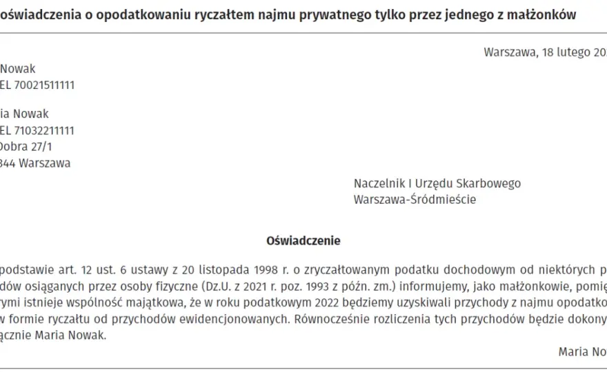 Jak opłacić ryczałt od najmu prywatnego w 2026? Uniknij błędów!