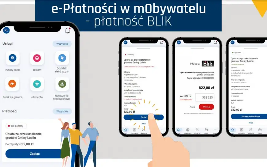 Płatność podatk&oacute;w przez aplikację mObywatel